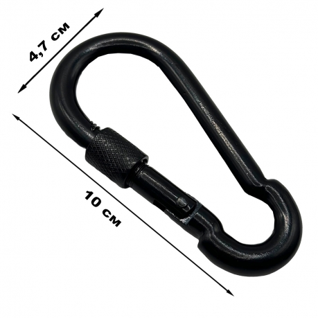 Алюминиевый карабинин (4.7х10см) №5