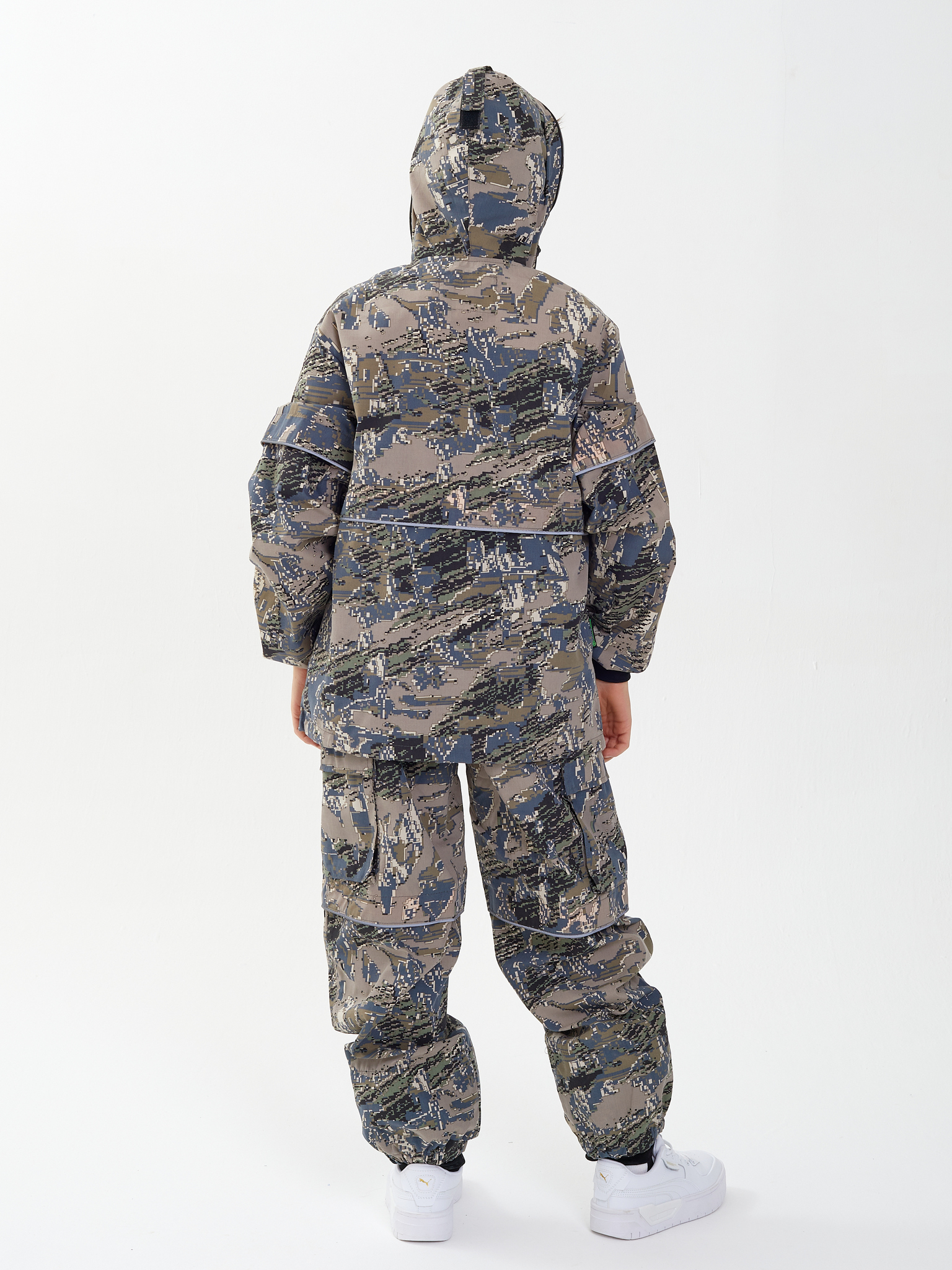 Костюм Детский Антигнус-Люкс с ловушками и пыльниками цв.Лабиринт (Сорочка)