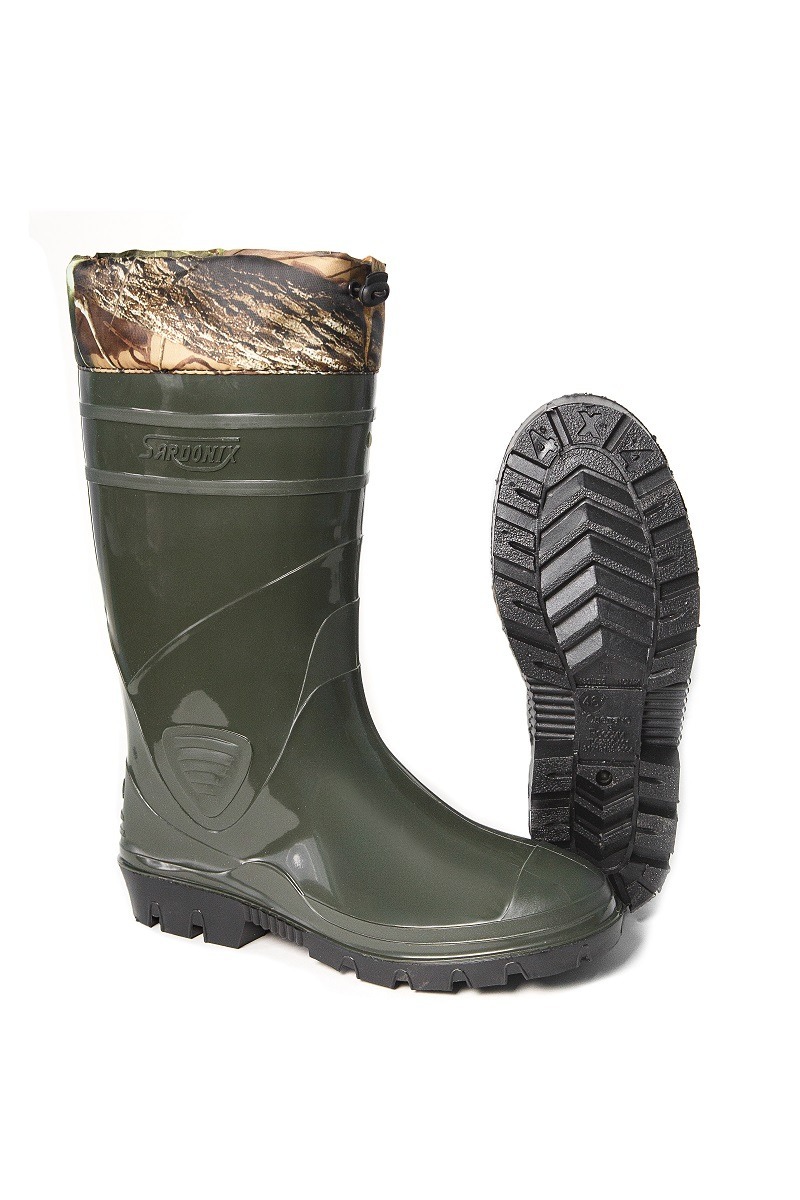 Сапоги ПВХ мужские с надставкой Внедорожник 4х4 (SARDONIX) оливковые