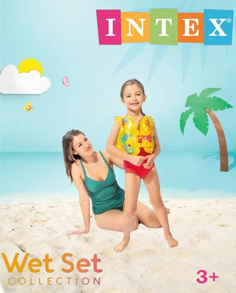 Надувной жилет для плавания 3-5 лет 41х30см (59661) INTEX