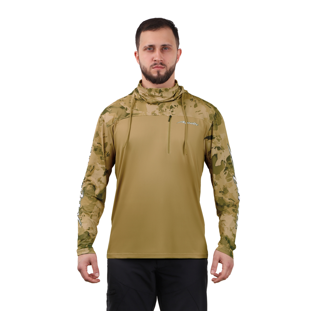 Джерси Аquatic 10 с капюшоном и баффом камуфляж