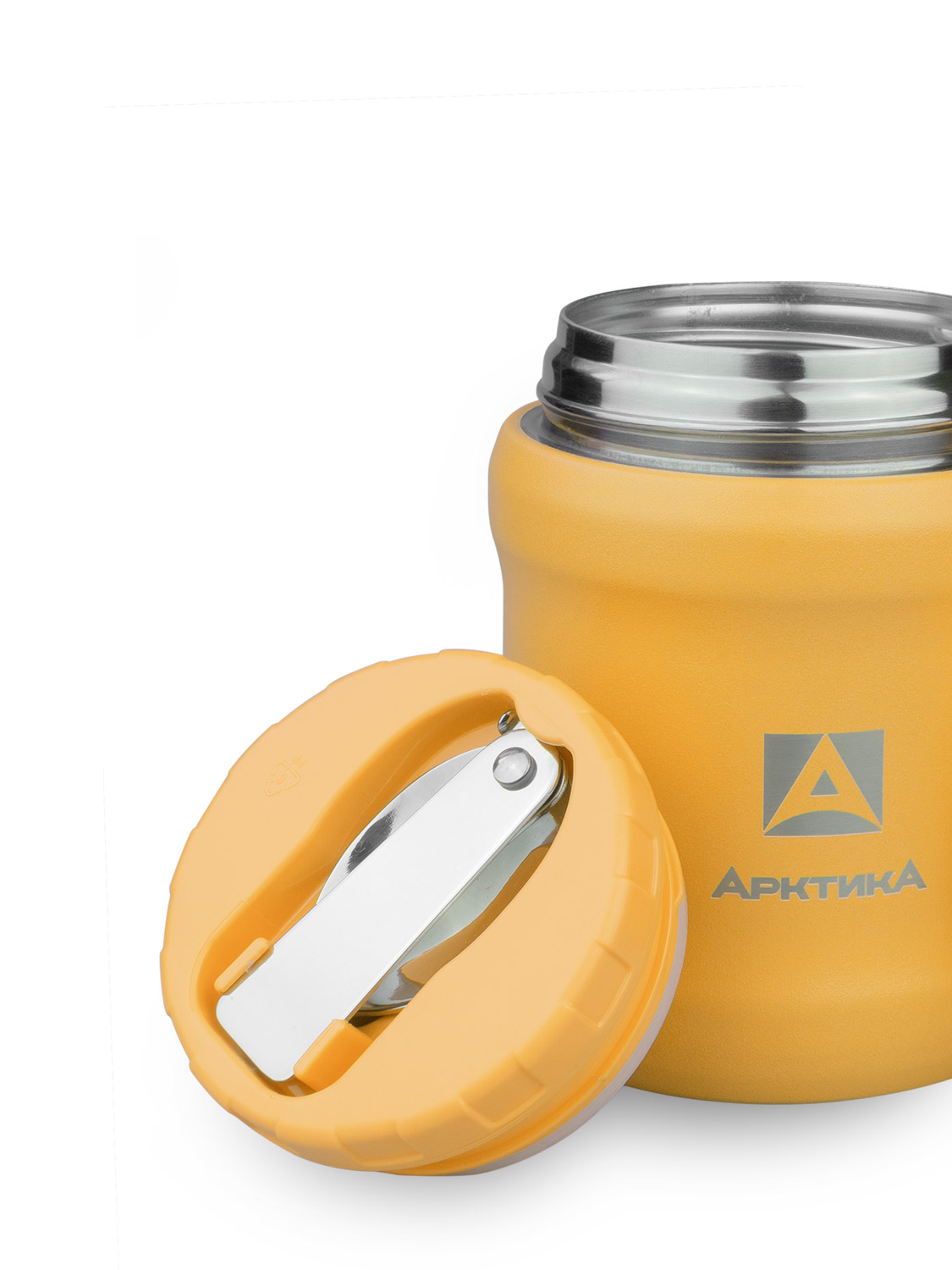 Термос для еды вакуумный, бытовой, тм «Арктика», 0.5 л, арт. 311-500 (желтый)