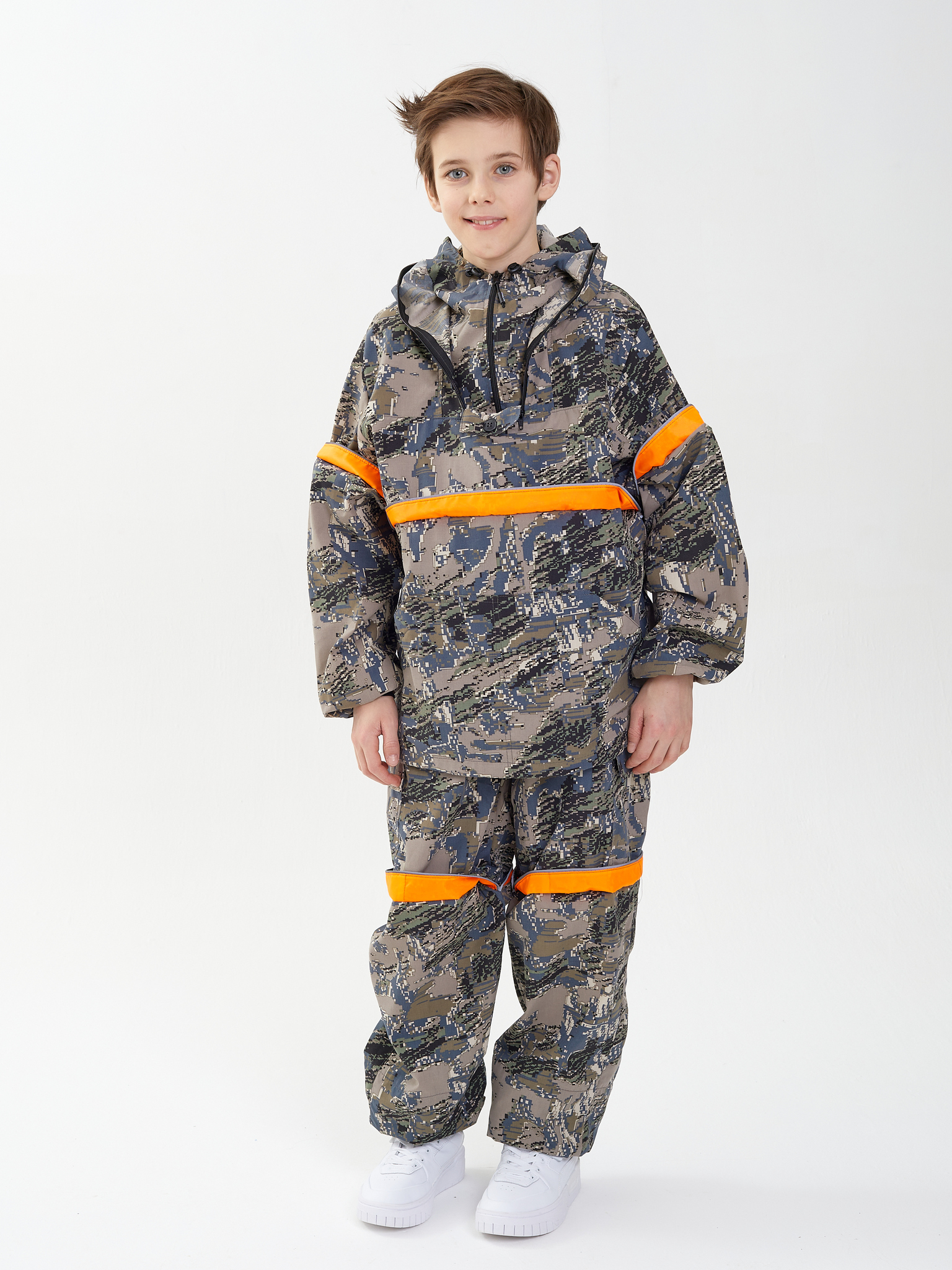 Костюм Детский Антигнус-Люкс с ловушками и пыльниками цв.Лабиринт (Сорочка)