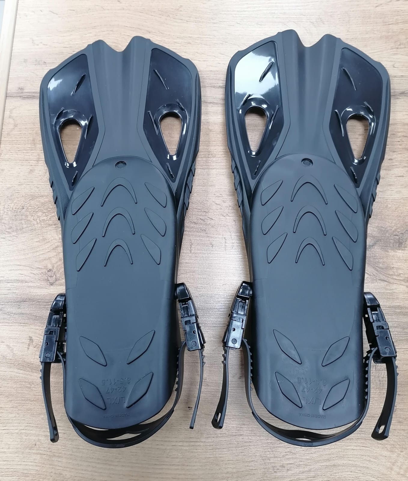 Ласты без пятки черные р.42-47