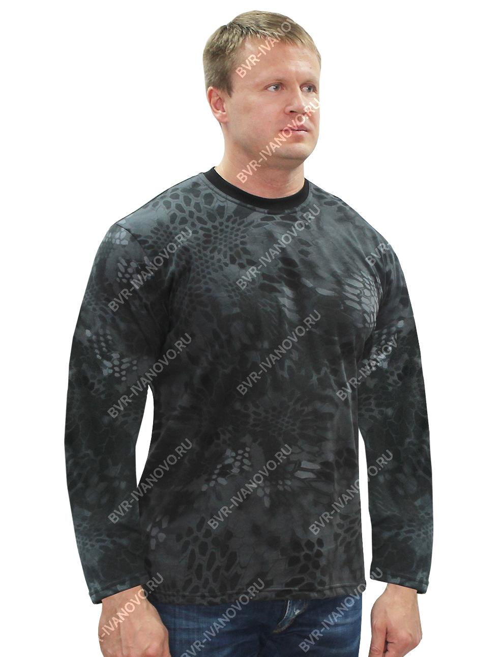 Толстовка тк.Футер 2-х нитка с начёсом цв.Питон чёрный