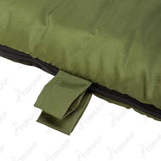 Спальный мешок TRAVEL Wide Plus 400 (220х106) Hollowfiber зелёный