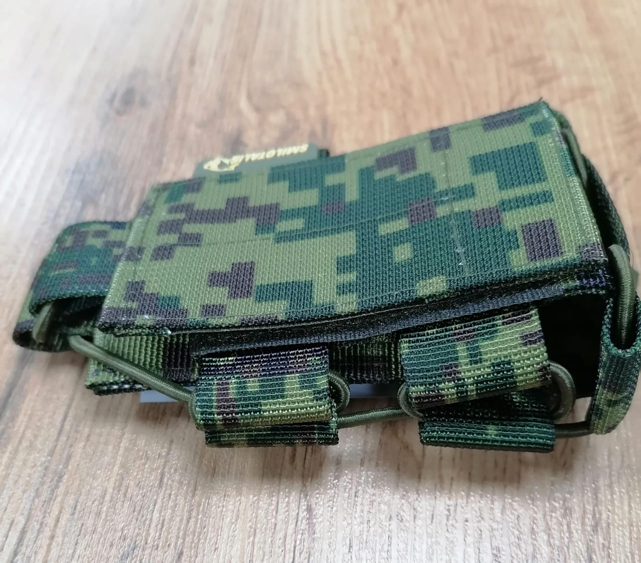 Подсумок под рации открытый Smilotalis цифра зеленая