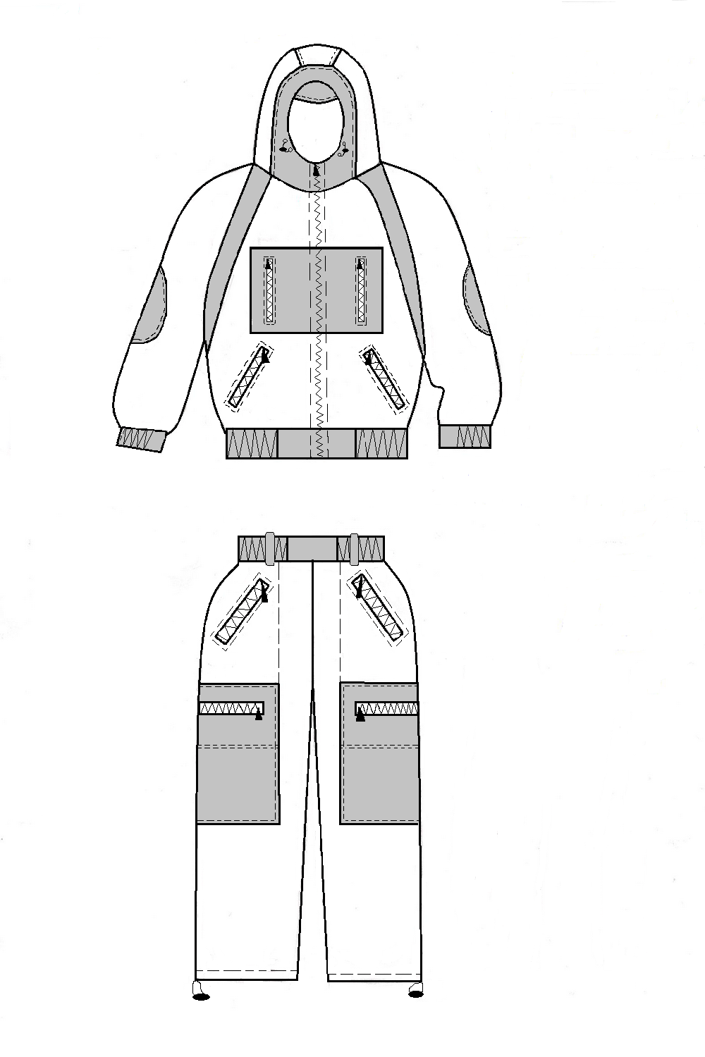 Костюм детский арт. Д104 Сокол-Д полофлис PR574-1