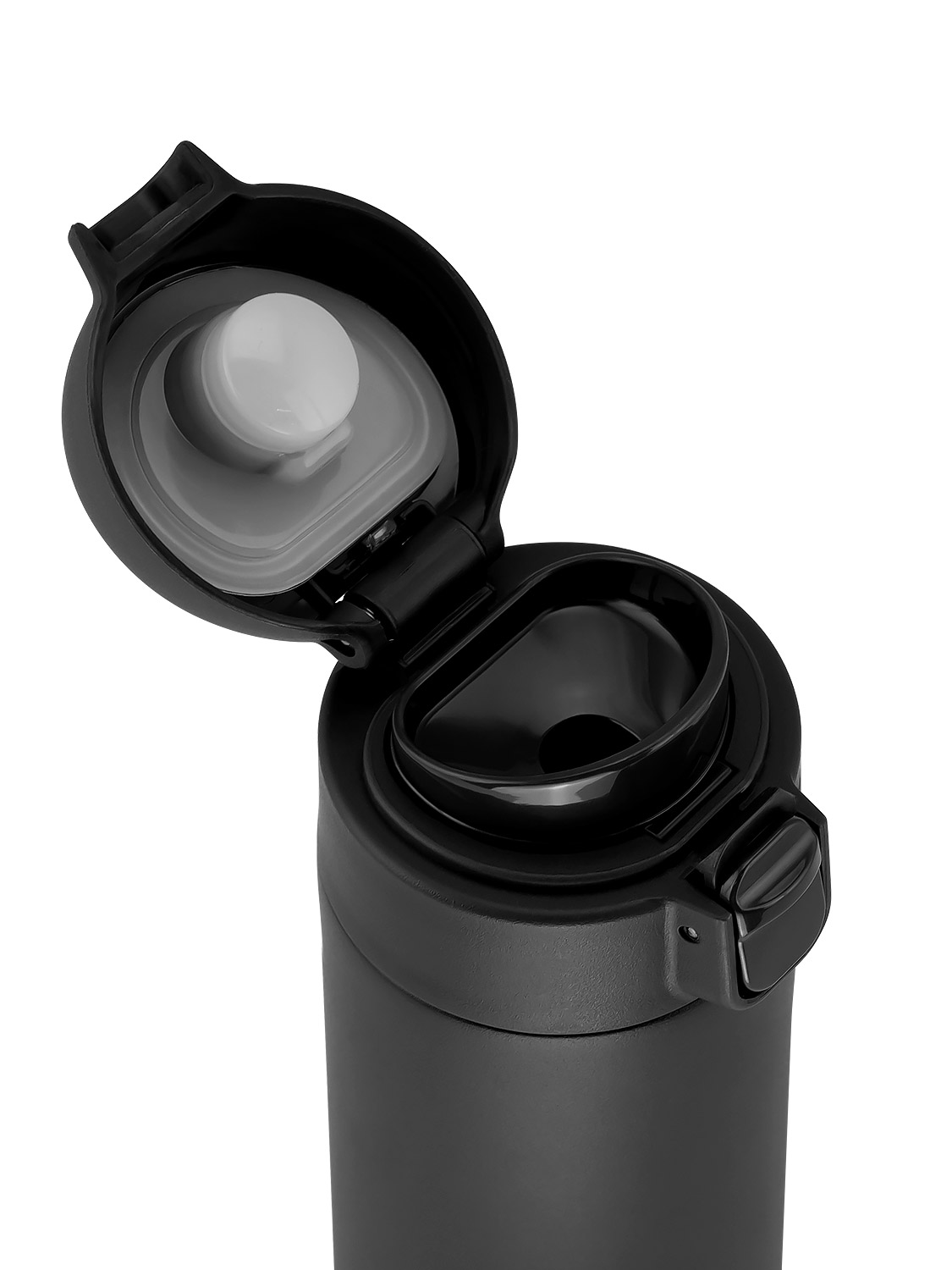 Термос питьевой  вакуумный, бытовой, тм "Арктика", 420 мл, 701-420 текстурный черный