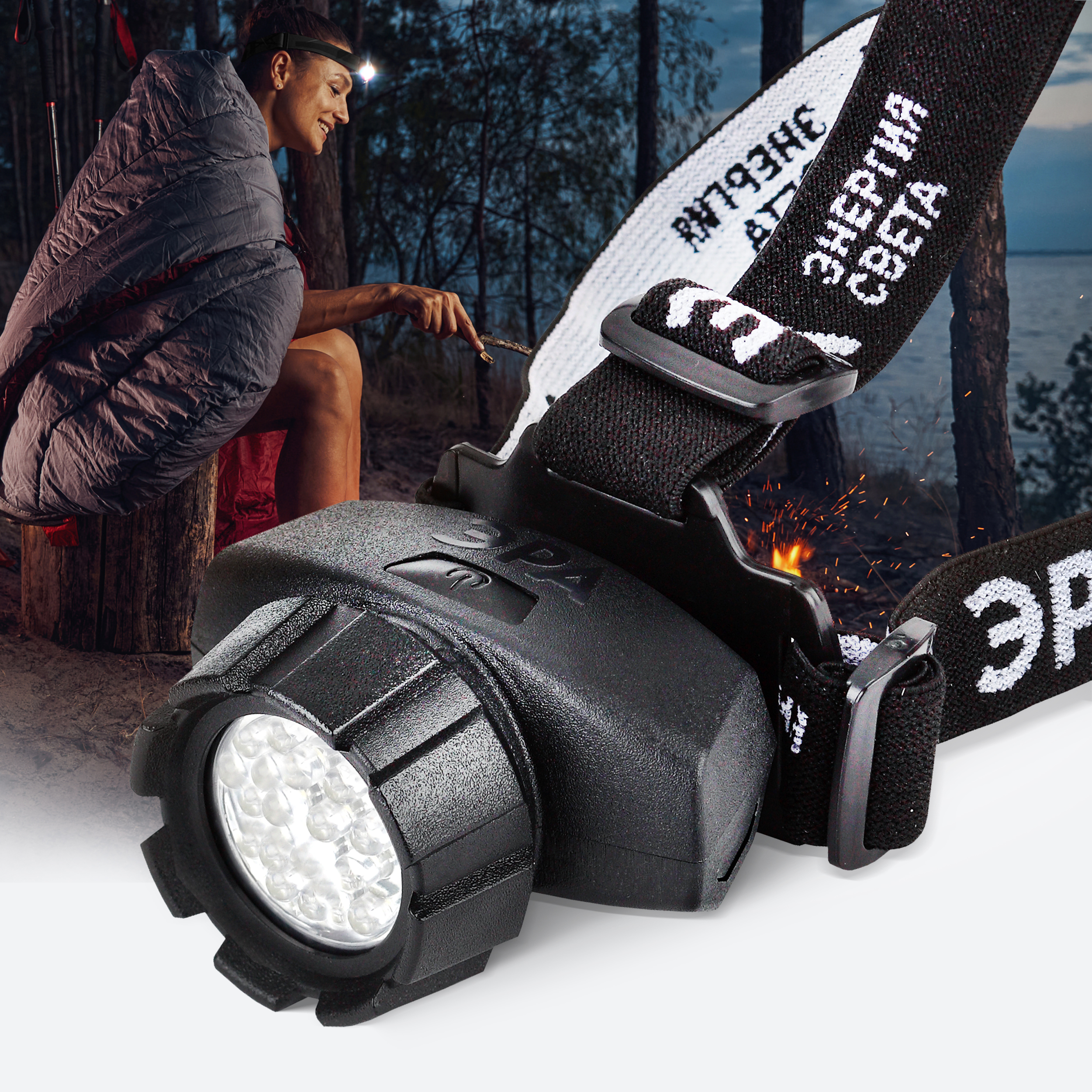 Фонарь ЭРА GB-604 на батарейках мощный 4 режима черный