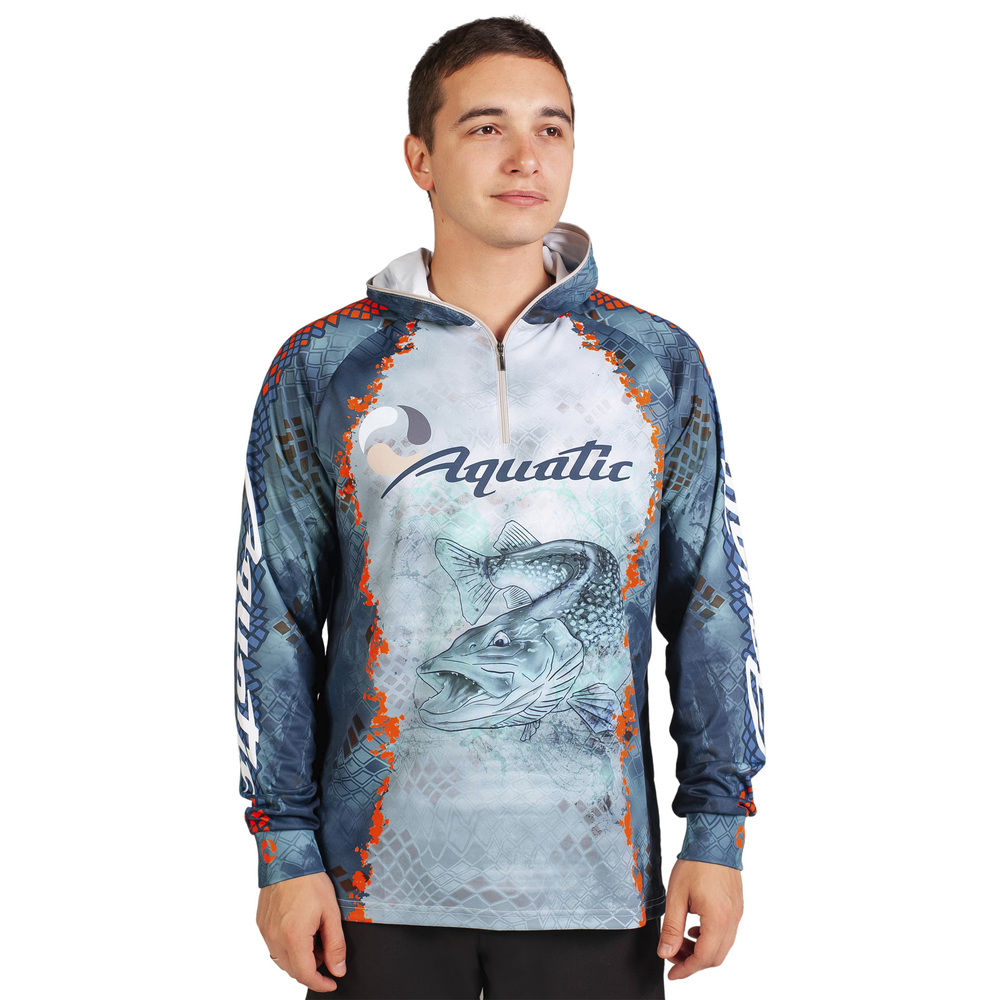 Джерси Аquatic 05 с капюшоном синий