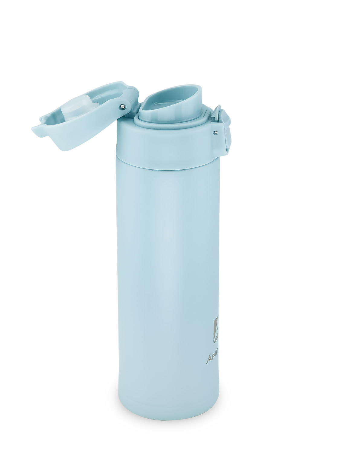 Термос питьевой  вакуумный, бытовой, тм "Арктика", 420 мл, 701-420 текстурный голубой