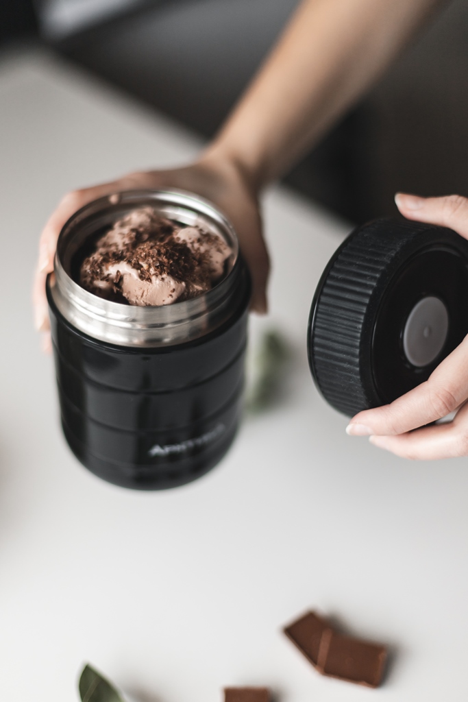 Термос для еды вакуумный, бытовой, тм «Арктика», 0.48 л, арт. 307-480 (чёрный)