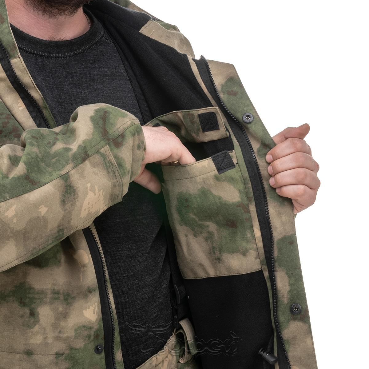 Костюм демисезонный на флисе Дельта-2 мох RG