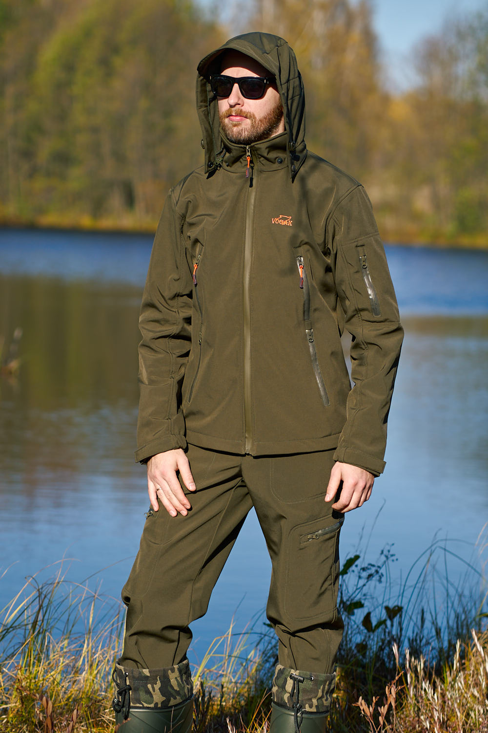 Костюм арт. 105 Форест софтшелл олива