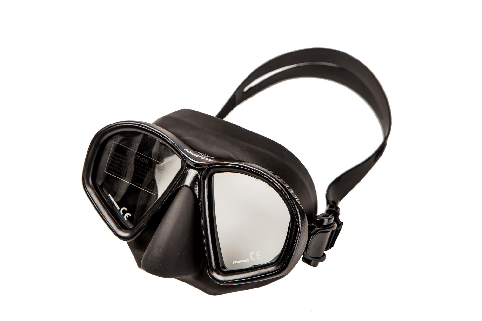 Маска Aquateam Ultra black с боксом MC240022