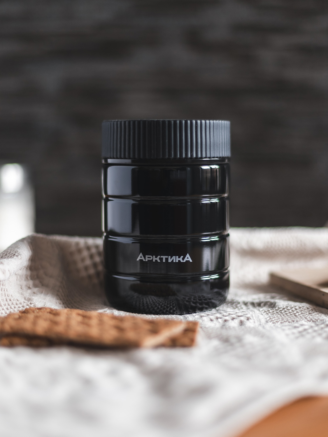 Термос для еды вакуумный, бытовой, тм «Арктика», 0.48 л, арт. 307-480 (чёрный)