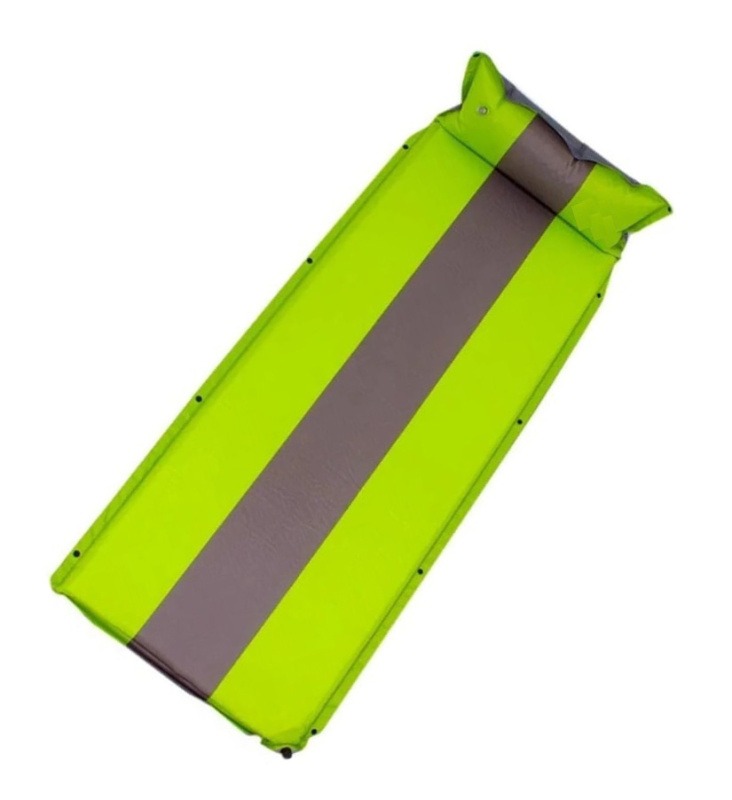 Коврик самонадувающийся с подушкой (192*68, 5см, цвет Chartreuse/Grey)