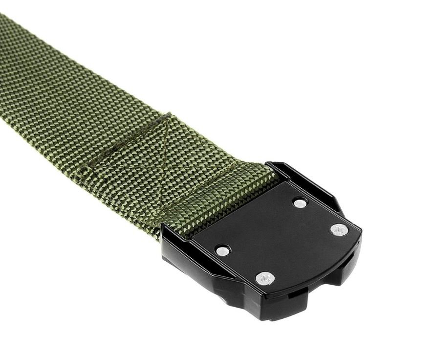 Ремень тактический зеленый 125 см (N-SH-QL23-G) Пергама