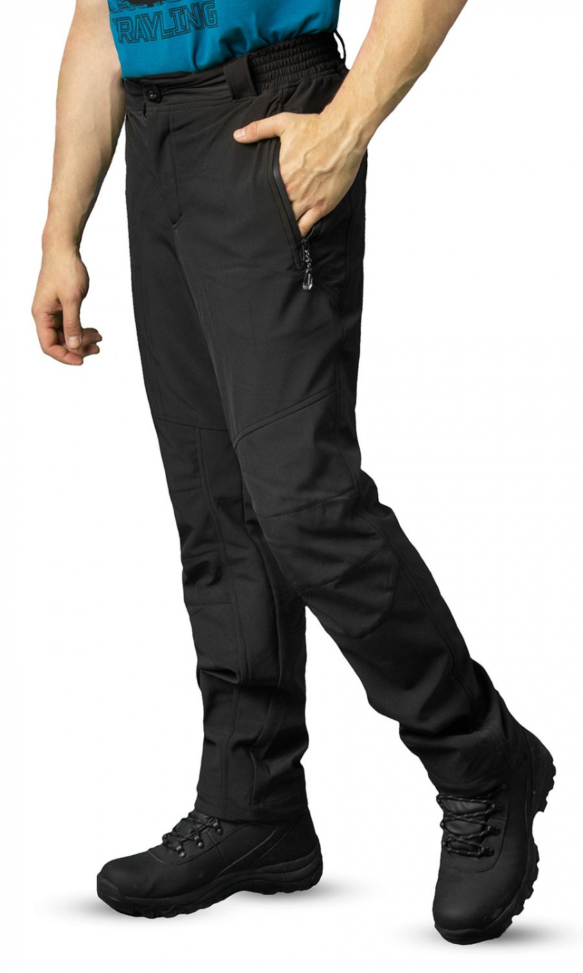 Брюки Беринг GRAYLING, софтшелл, черный