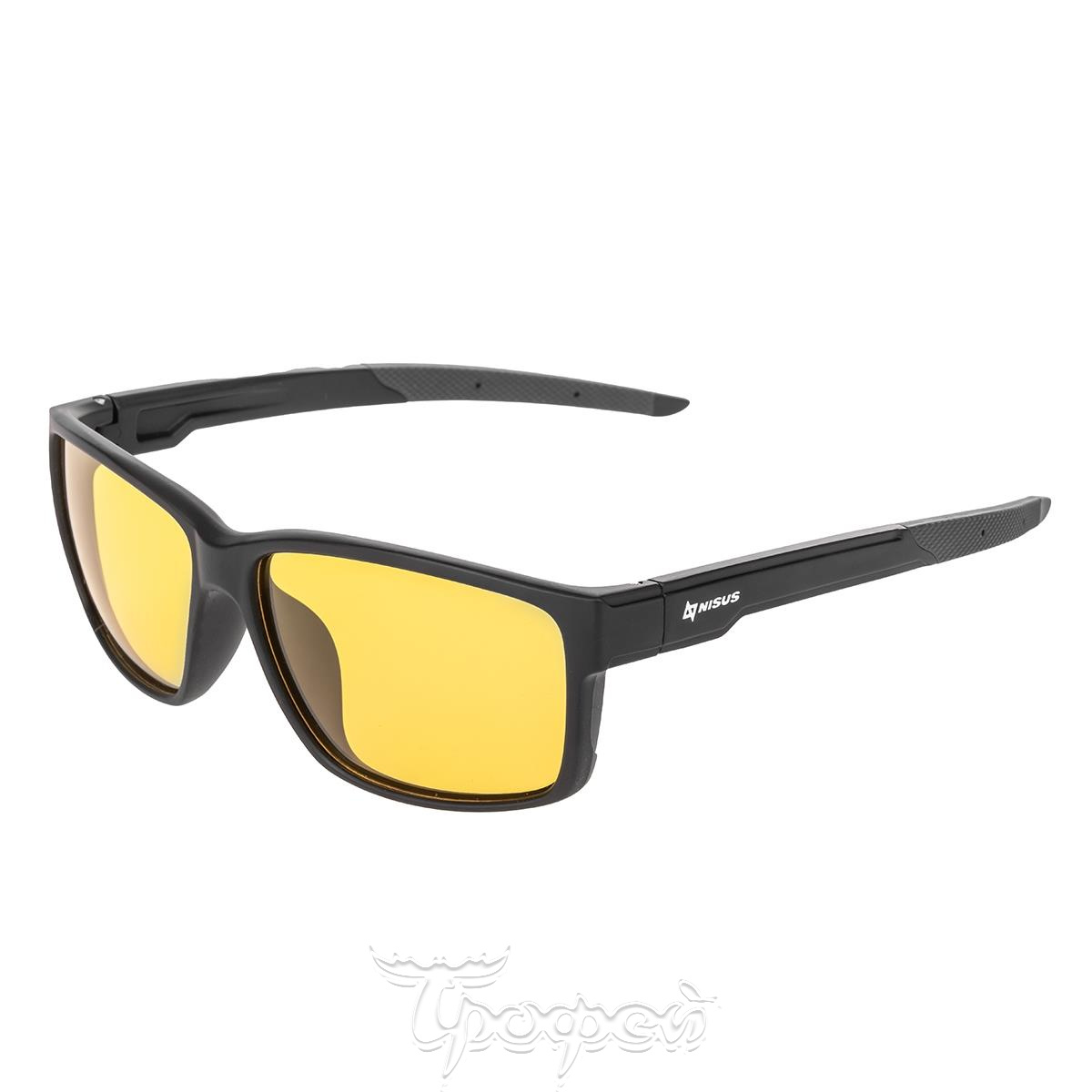 Очки поляризационные в жест.чехле (желтый) (N-OP-PF2015-Y) Nisus
