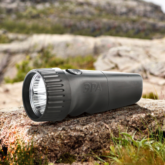 Фонарь ЭРА SDA30M черный, 5хLED, аккум, прямая подзарядка