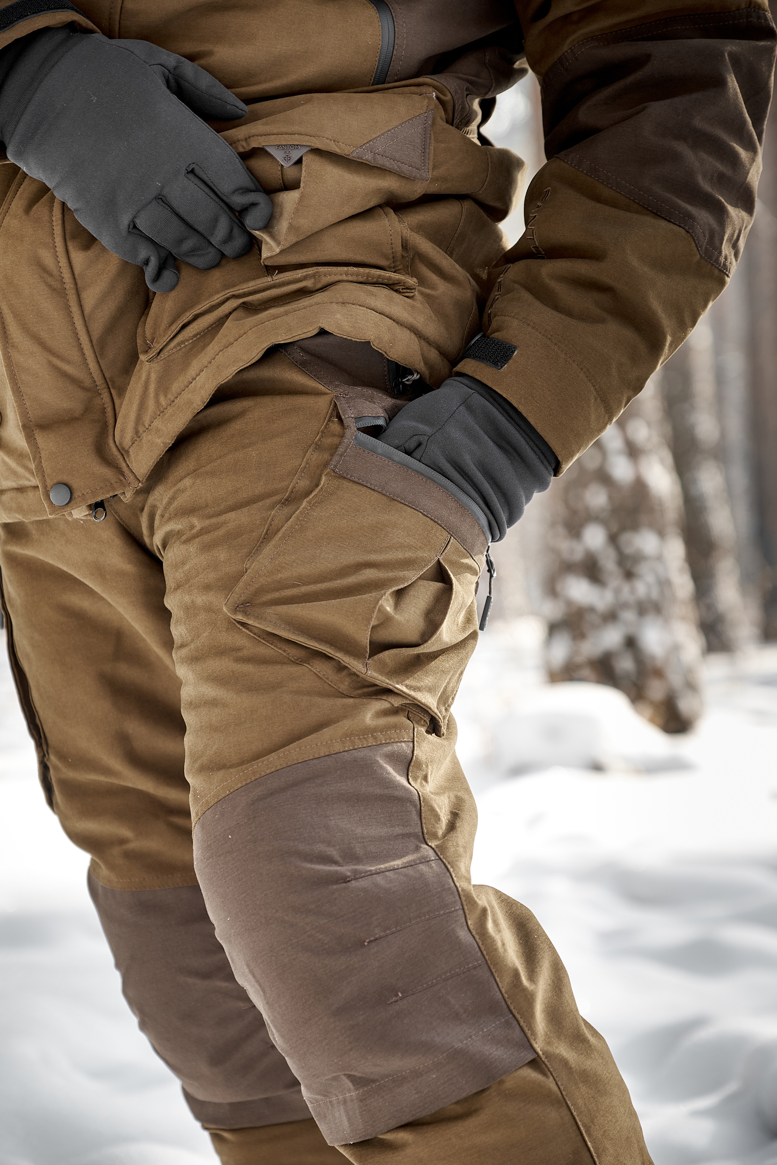 Костюм зимний мужской STINGER COLD -15C  L.Brown 21\D.Brown 22