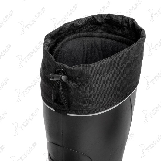 Сапоги утепленные Nordman Quaddro  черный/желтый шипы, -70С