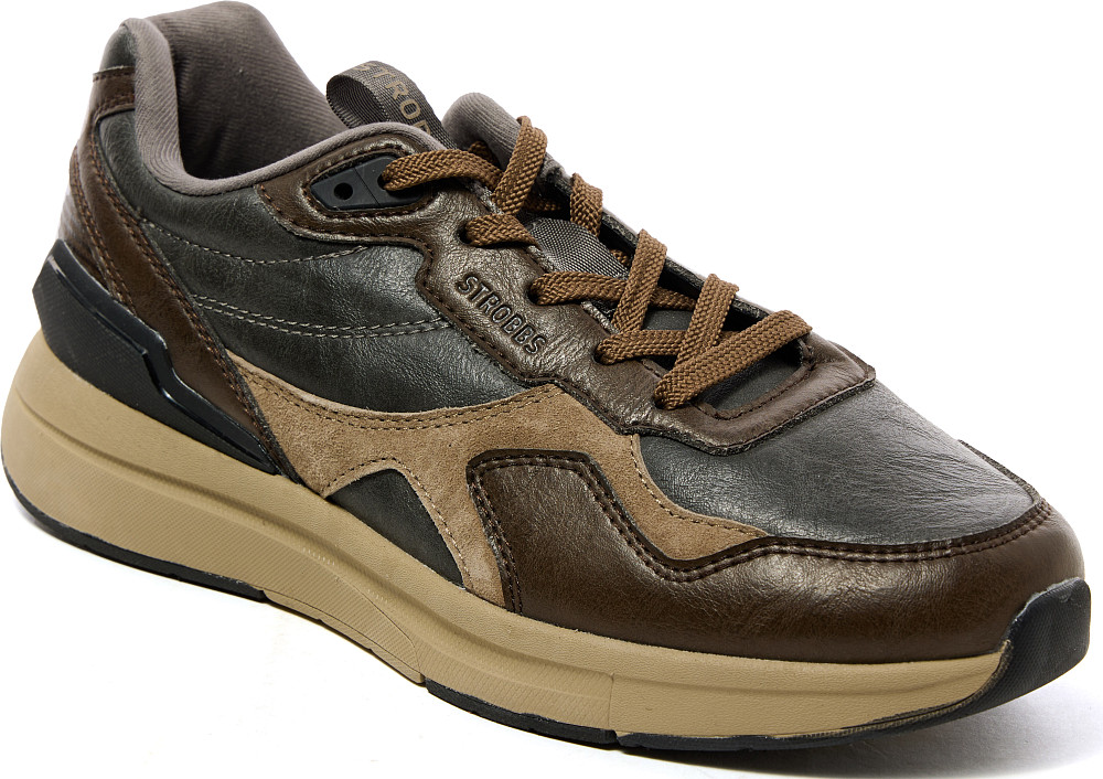 Кроссовки мужские Strobbs C3457-10 натуральная кожа