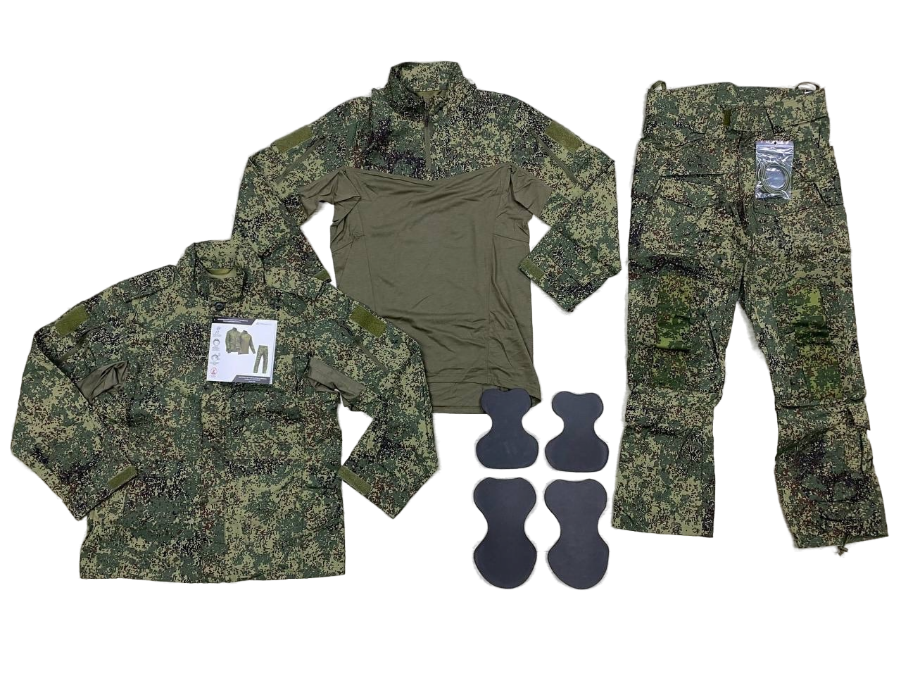 Костюм летний ВКПО 3.1 Паритет (куртка,брюки,рубашка боевая) цифра зеленая