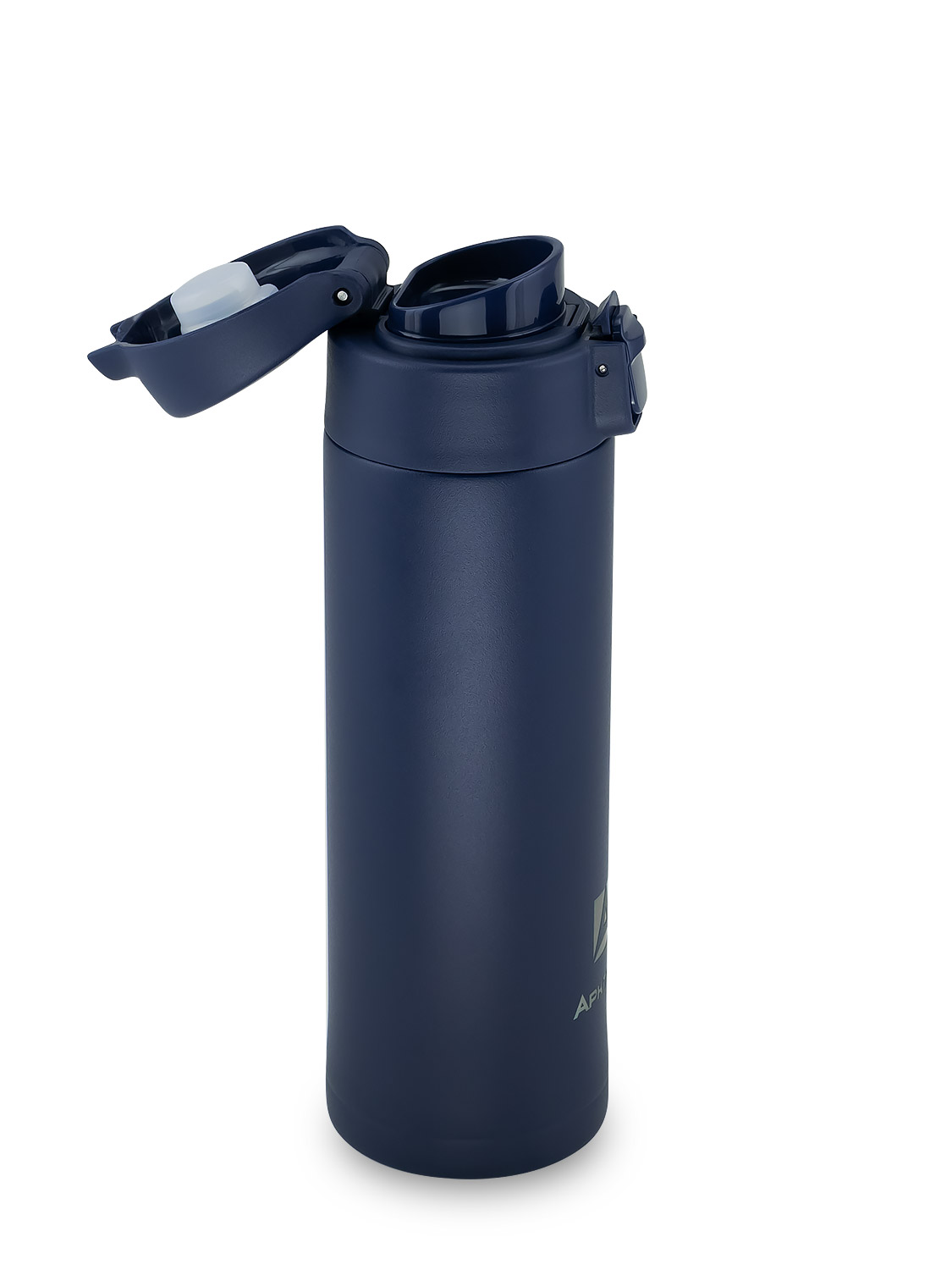 Термос питьевой  вакуумный, бытовой, тм "Арктика", 420 мл,  701-420 текстурный синий