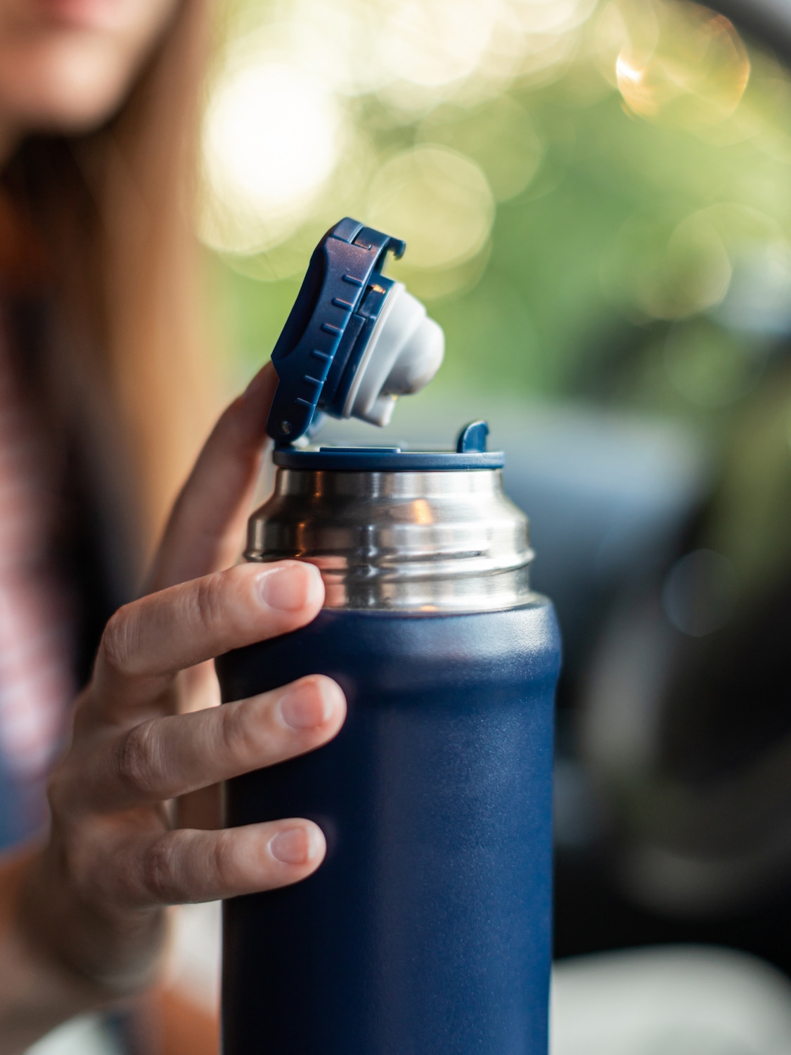 Термос бытовой, вакуумный, питьевой тм "Арктика", 600 мл, арт.111-600 (синий)