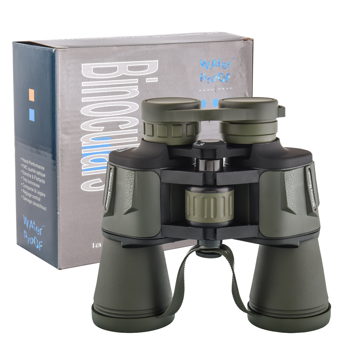 Бинокль Military Marine FMC 20x50 олива