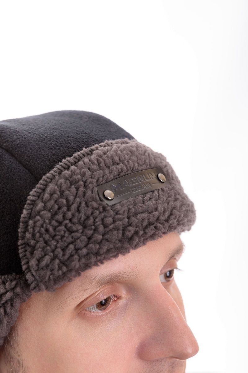 Шапка-ушанка NIVIS черный