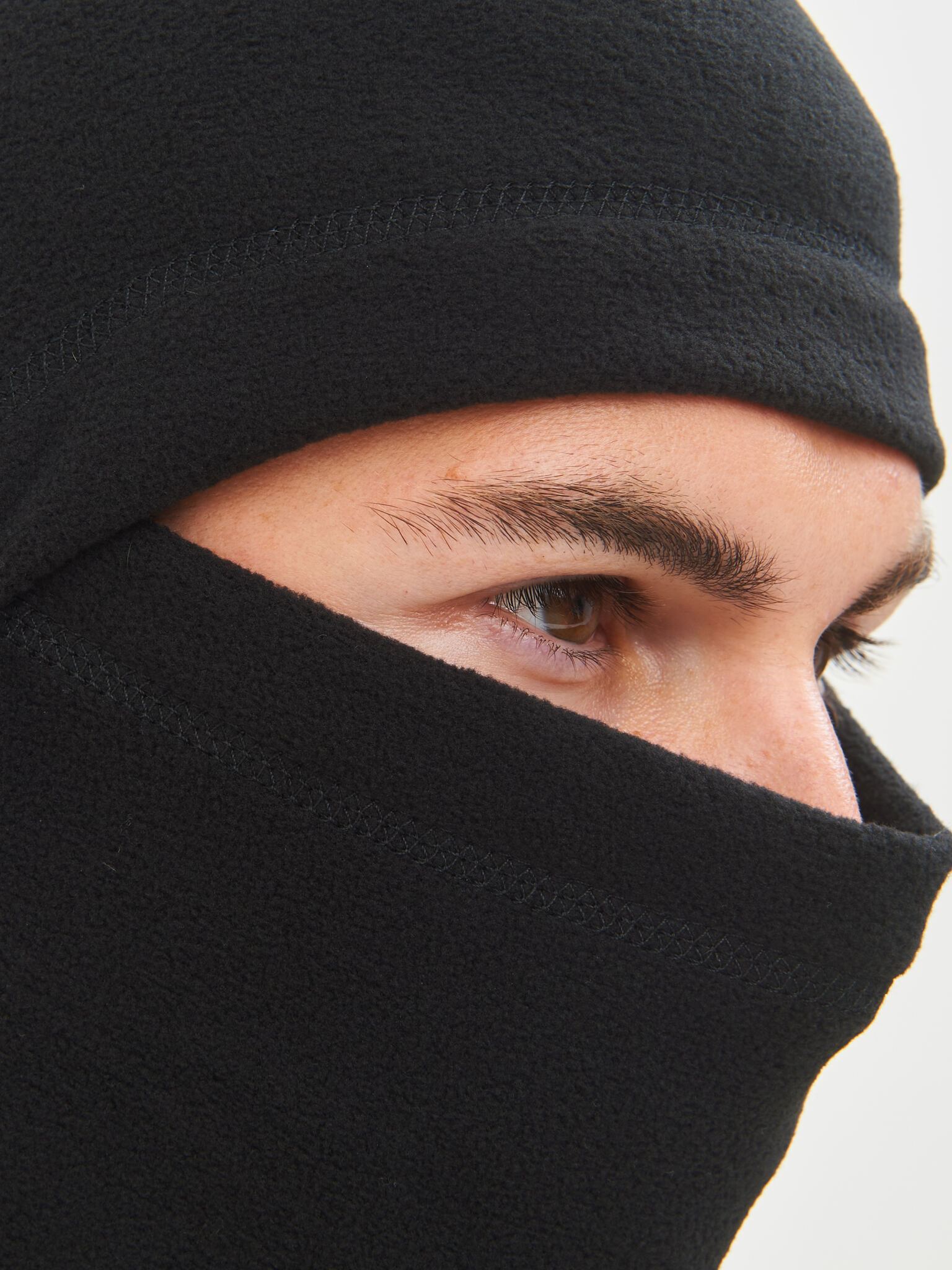 Балаклава Флис (280гр/м) цвет Черный (Размер 58-60)