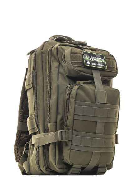 Рюкзак тактический RU 043-1 ткань Оксфорд цвет Хаки (Объем 40 л)