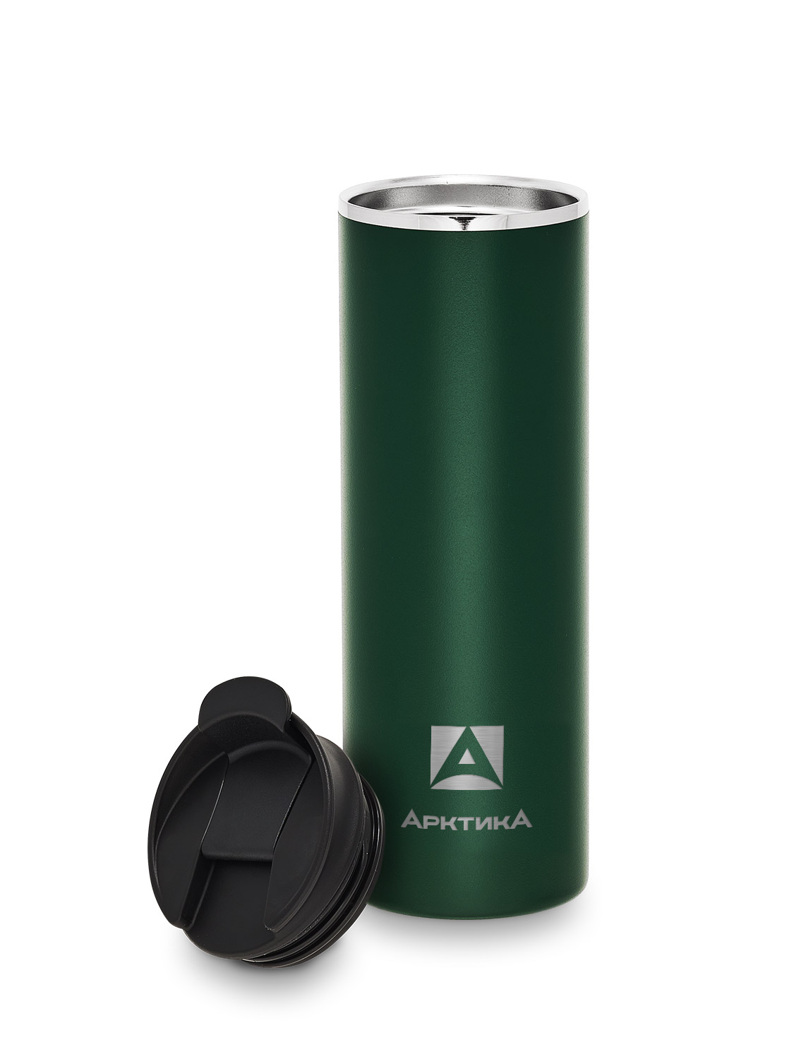 Термос-кружка вакуумный, тм «Арктика», 0.48 л, арт. 710-480 зелёный