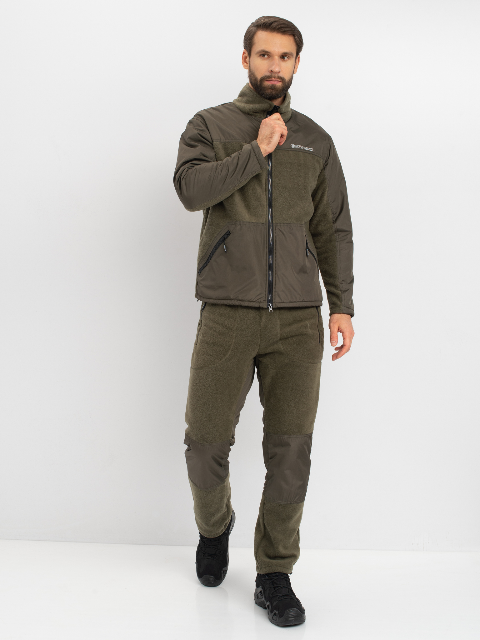 Костюм демисезонный Пикник-ЛЮКС цвет Хаки ткань Флис