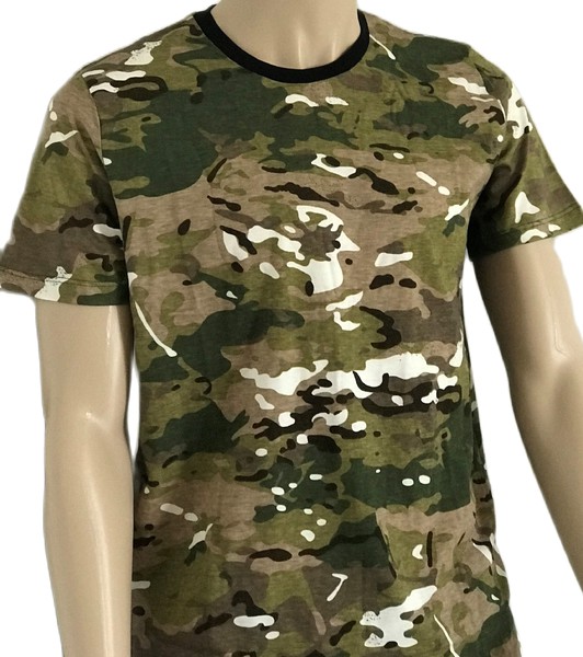 Футболка камуфляж мультикам №1