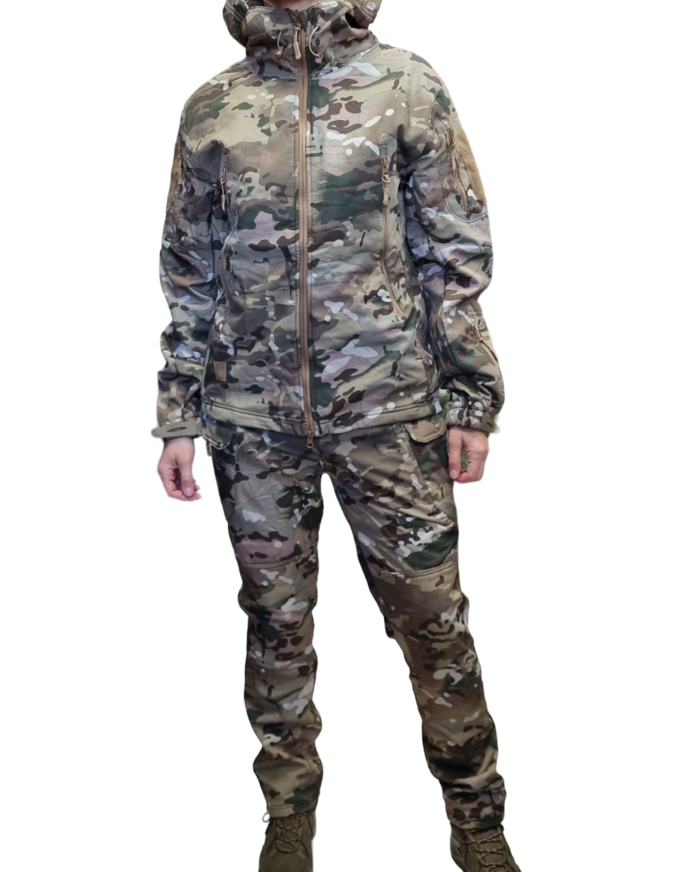 Костюм демисезонный мужской софтшелл мультикам CamoFans