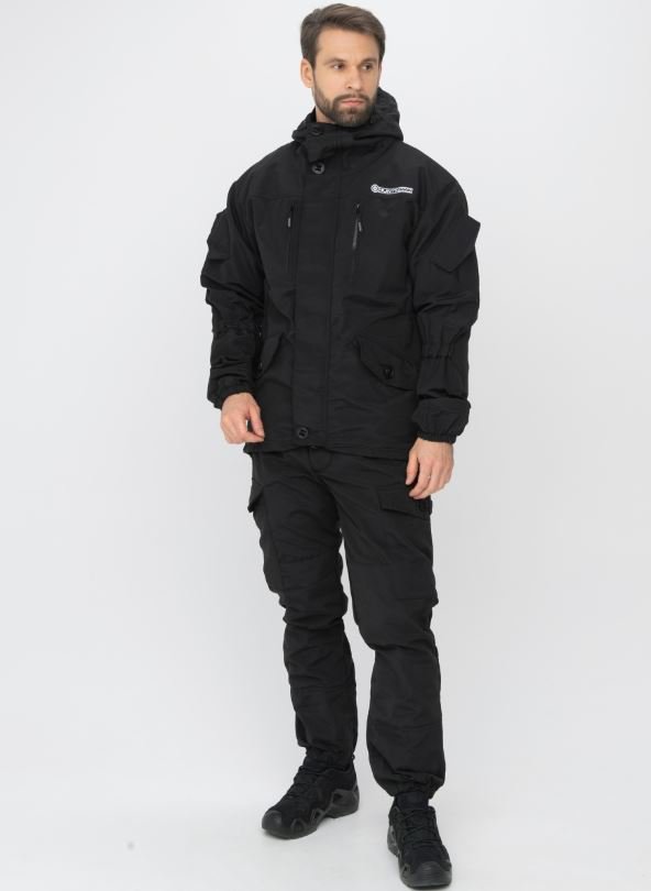 Костюм летний Горка 5 Черный Рип-Стоп