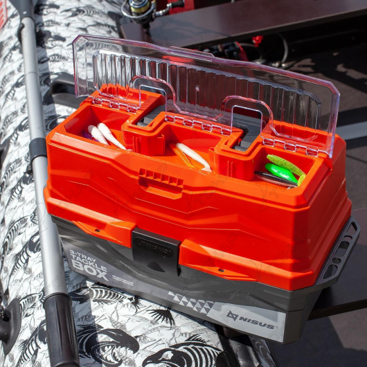 Ящик для снастей Tackle Box трехполочный оранжевый (N-TB-3-O) NISUS