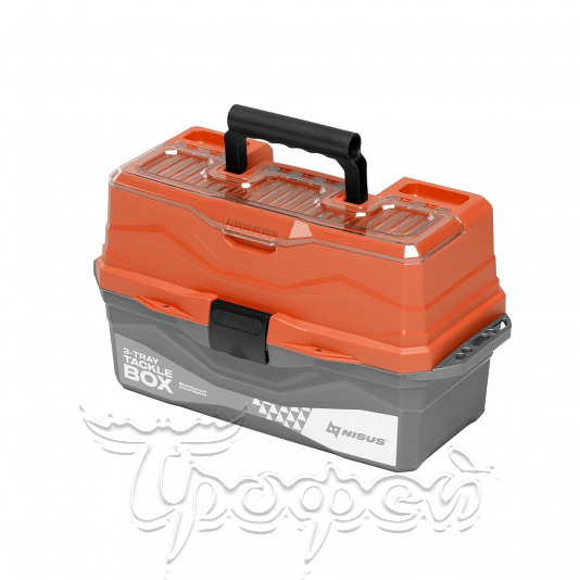 Ящик для снастей Tackle Box трехполочный оранжевый (N-TB-3-O) NISUS