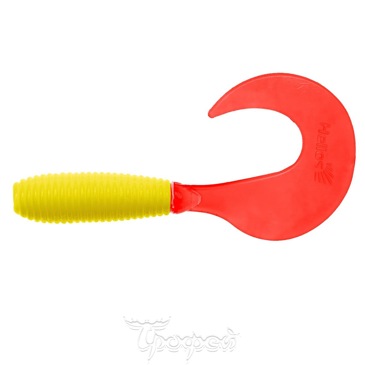 Твистер несъедоб. Credo 3,35"/8,5 см Yellow RT 20шт. (HS-11-038-N-20) Helios