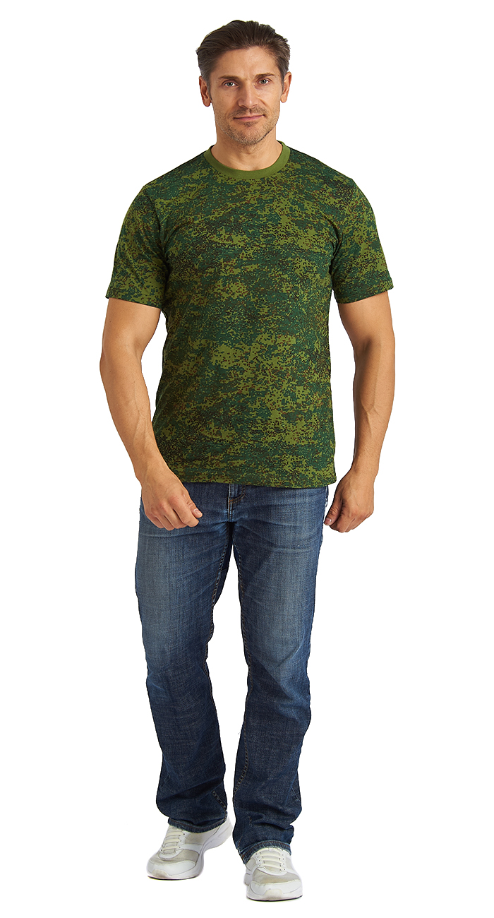 Футболка кмф "Цифра зеленая"