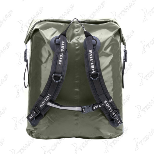 Герморюкзак 60 л (ПВХ, хаки/черный) (HS-GR-60-HB) Helios