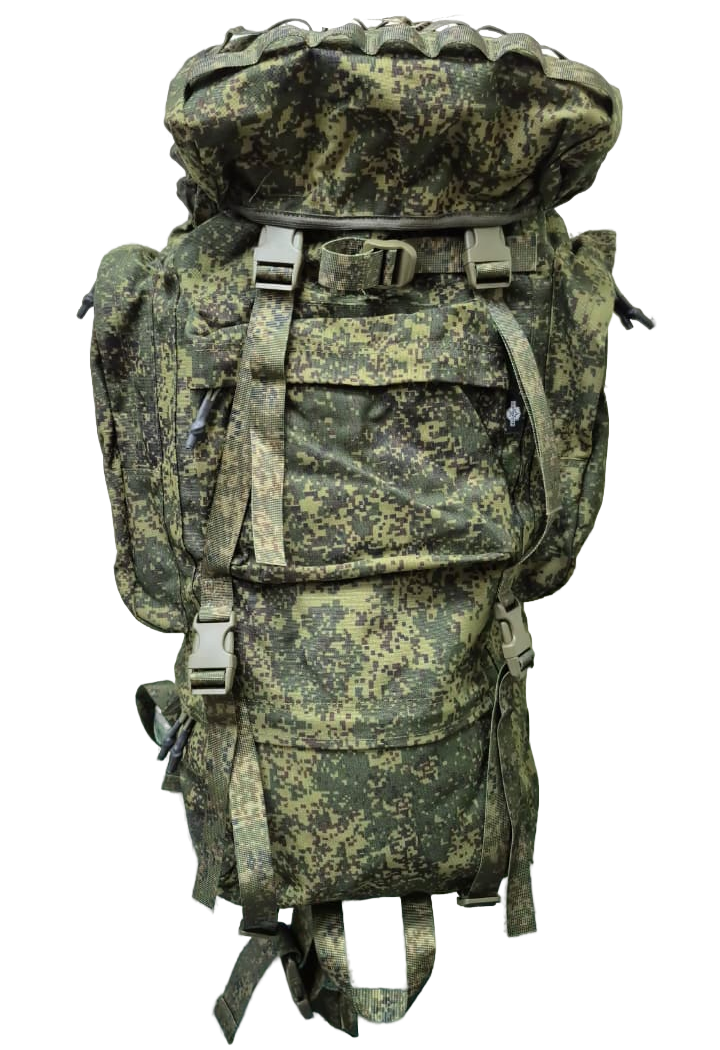 Рюкзак тактический Camofans CF-P-065 65 л. зеленая цифра