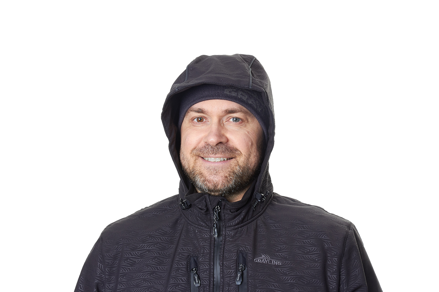 Беринг костюм для рыбалки GRAYLING софтшелл черн.