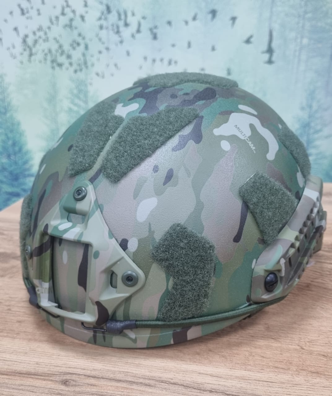 Шлем из кевлара безухий мультикам, класс защиты БР1/С2