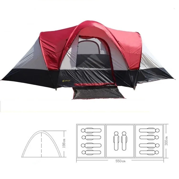 Палатка двухкомнатная Chanodug 8950